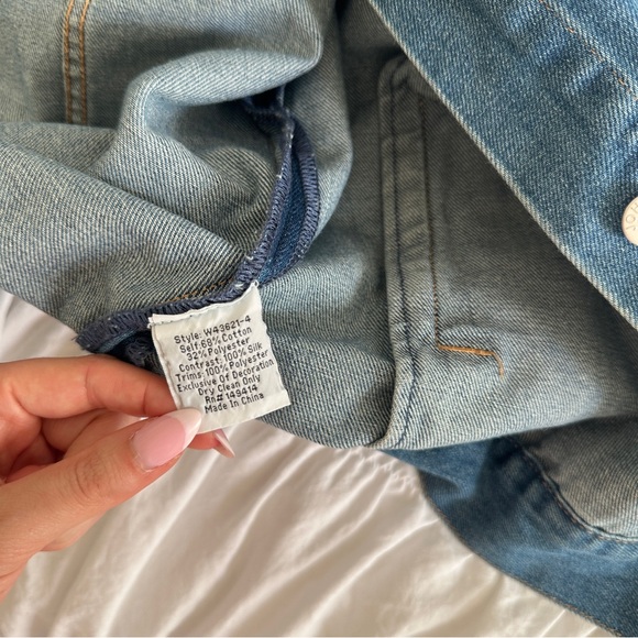 Johnny Was Workshop Blue Jean Denim Paisley Jacket - Picture 8 of 8